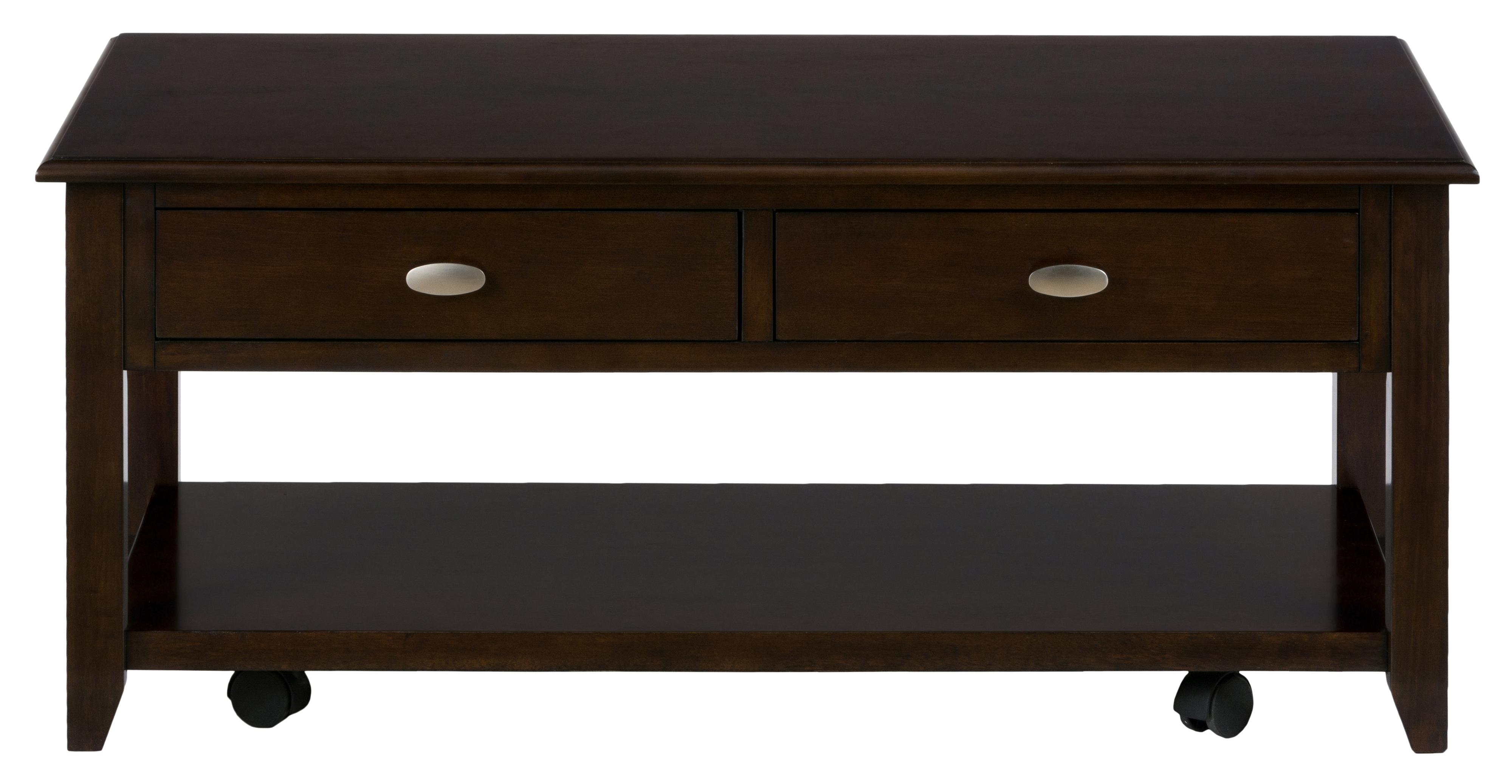 Jofran MerlotCastered Cocktail Table